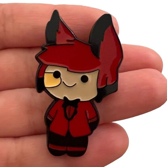 Hazbin Hotel Chibi Alastor Enamel Pin - Picture 1 of 6